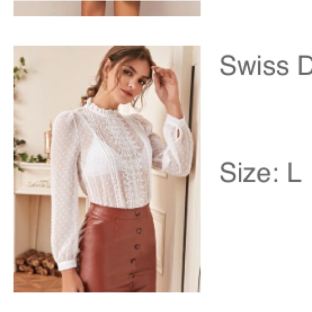 NWOT White Blouse